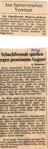 Artikel aus HAZ 1986